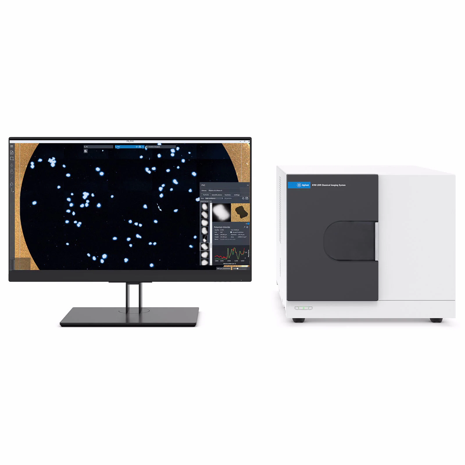 Agilent 8700 LDIR pentru analiza microplasticelor